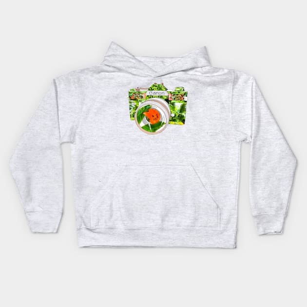 BOTANICAL CAN0N Kids Hoodie by BiancaGreen